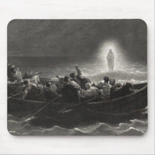"Nacht op het Zee van Galilea" mousepad Muismat