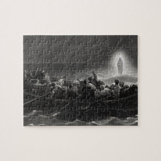 "Nacht op het Zee van Galilea" puzzel (Horizontaal)