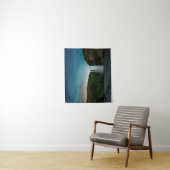 Nacht op Skógafoss Wandkleed (In situ)