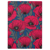 Nacht papavertuin klembord (Achterkant)