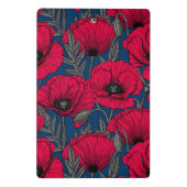 Nacht papavertuin mini klembord (Achterkant)