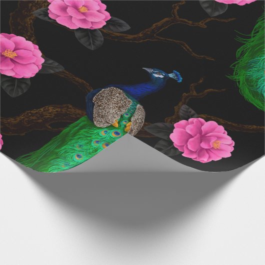 Nacht-pauktuin Cadeaupapier (Hoek)