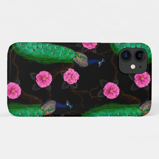 Nacht-pauktuin Case-Mate iPhone Case (Achterkant (horizontaal))