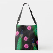 Nacht-pauktuin Crossbody Tas (Achterkant)
