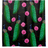 Nacht-pauktuin Douchegordijn (Voorkant)