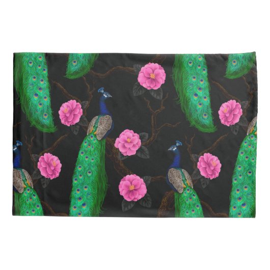 Nacht-pauktuin Kussensloop (Achterkant)