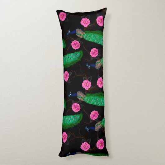 Nacht-pauktuin Lichaamskussen (Achterkant (Verticaal))