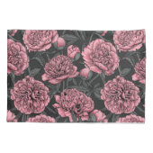 Nacht pony-tuin in roze en grijs kussensloop (Achterkant)