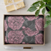 Nacht pony-tuin in roze en grijs tissuepapier (Geschenk)