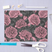 Nacht pony-tuin in roze en grijs tissuepapier (Craft)