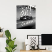 Nacht rijden poster (Thuiskantoor)