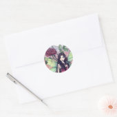Nacht Roos Fee Sticker door Molly Harrison (Envelop)