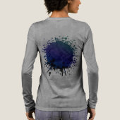 Nacht schaduwsluier Tri-Blend shirt (Achterkant)