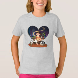 Nacht Schepper Gezellig Hart Raam Kunst T-shirt