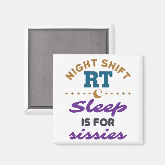 Nacht Shift RT Ademhalingstherapie Magneet (Voorkant / Achterkant)