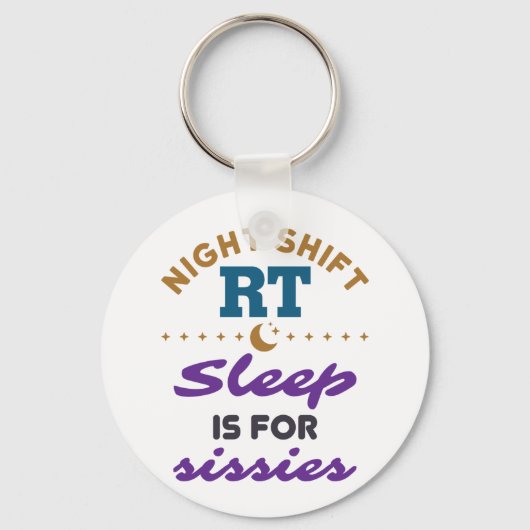 Nacht Shift RT Ademhalingstherapie Sleutelhanger (Voorkant)