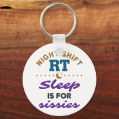 Nacht Shift RT Ademhalingstherapie Sleutelhanger (Voorkant)