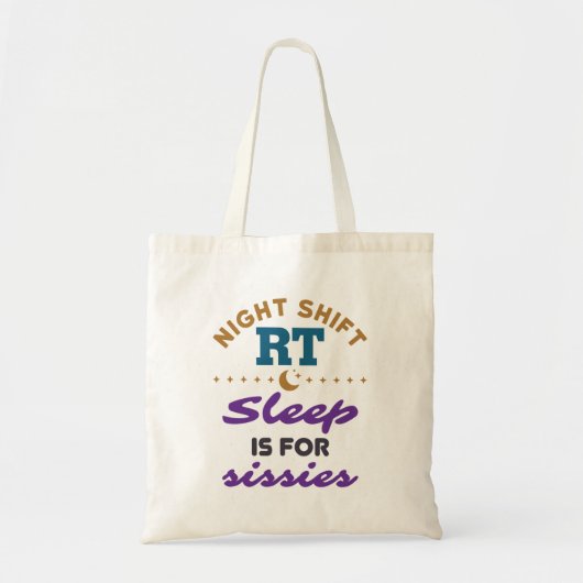 Nacht Shift RT Ademhalingstherapie Tote Bag (Voorkant)