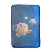 Nacht Sky ballon avontuur Badmat (Voorkant Verticaal)