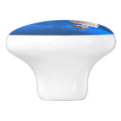 Nacht Sky ballon avontuur Keramische Knop (Zijkant)