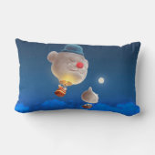Nacht Sky ballon avontuur Kussen (Achterkant)