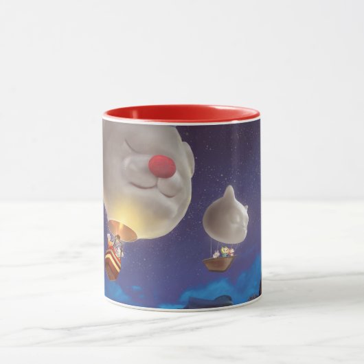 Nacht Sky ballon avontuur Mok (Midden)