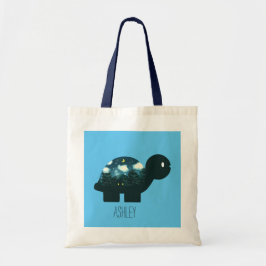 Nacht Sky Cabin in Bos Schildpad Tote Bag