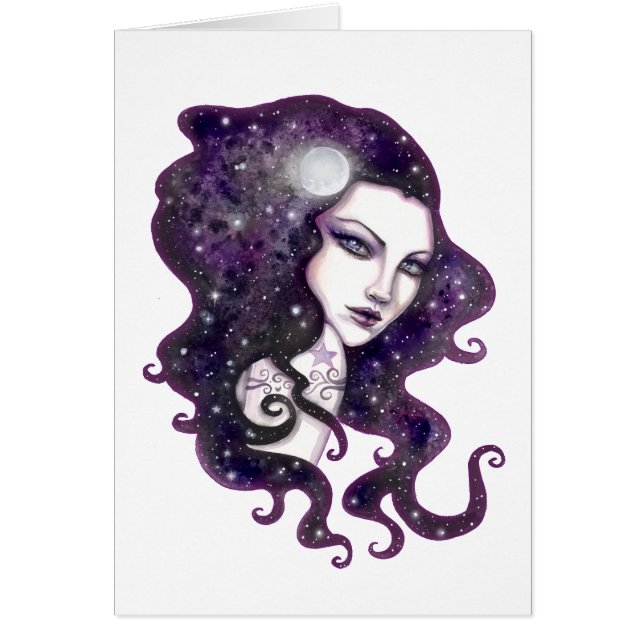 Nacht Skye Fantasie Hemel Kunstwerk (Voorkant)