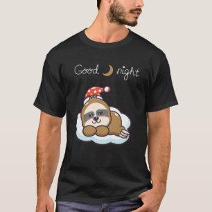 Nacht slapen dromen baby Sloth T-shirt
