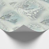  nacht Snowy Cadeaupapier (Hoek)