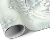  nacht Snowy Cadeaupapier (Rol Hoek)