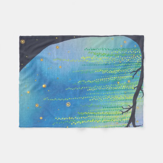 Nacht Sterren & Bliksem Bugs Fleece Deken