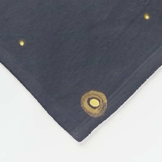 Nacht Sterren & Bliksem Bugs Fleece Deken (Hoek)