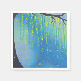 Nacht Sterren & Bliksem Bugs Servetten