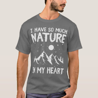Nacht sterren zo veel Natuur in mijn Natuur T-shirt