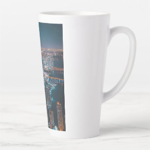 Nacht – Stunning Stadslichten & Waterfront stedeli Latte Mok