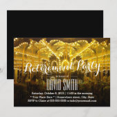 Nacht-tijd Merry Ronde Pensioen Kaart (Voorkant / Achterkant)