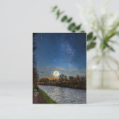 Nacht - tijdverkorting briefkaart (Staand voorkant)