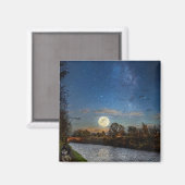 Nacht - tijdverkorting magneet (Voorkant / Achterkant)