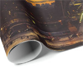 Nacht tot dag over Eiffeltoren uit Trocadero Cadeaupapier (Rol Hoek)