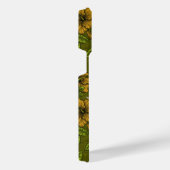 Nacht tropische tuin geel en groen iPhone hoesje (Rechterkant)