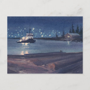 NACHT TUG by SHARON SHARPE Briefkaart