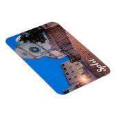 Nacht uitzicht trappen en kerk in Split, Kroatië Magneet (Rechterzijde)