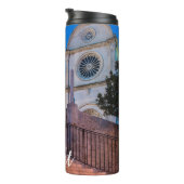 Nacht uitzicht trappen en kerk in Split, Kroatië Thermosbeker (Geroteerd rechts)