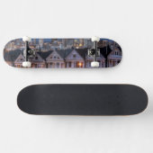 Nacht uitzicht van 'beschilderde damestukken' skateboard (Horizontaal)