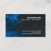 Nacht uitzicht van dj-mix van feestvermaak visitekaartje (Achterkant)