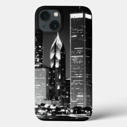 Nacht uitzicht van het beroemde cityscape van Chic Case-Mate iPhone Case (Achterkant)