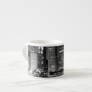 Nacht uitzicht van het beroemde cityscape van Chic Espresso Kop