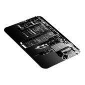 Nacht uitzicht van het beroemde cityscape van Chic Magneet (Rechterzijde)