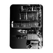 Nacht uitzicht van het beroemde cityscape van Chic Magneet (Verticaal)